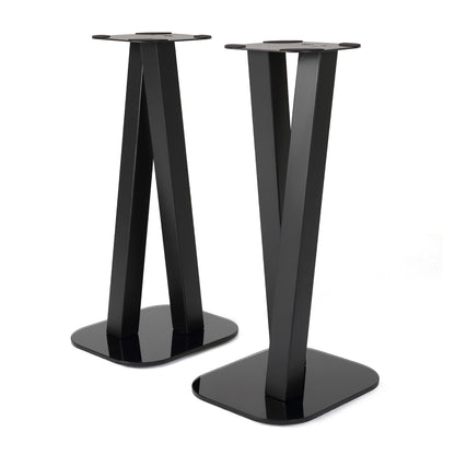 EXIMUS One Pair Fixed Height Universal Speaker Floor Stands - Black (600 Series)