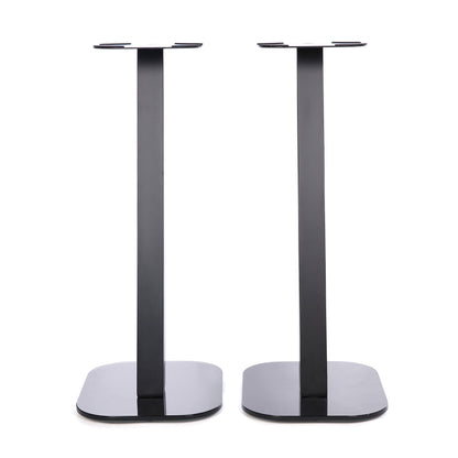 EXIMUS One Pair Fixed Height Universal Speaker Floor Stands - Black - 610 Series
