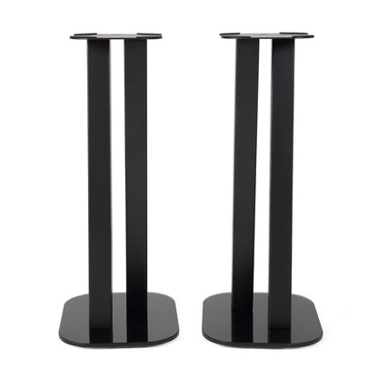 EXIMUS One Pair Fixed Height Universal Speaker Floor Stands - Black - 600 Series