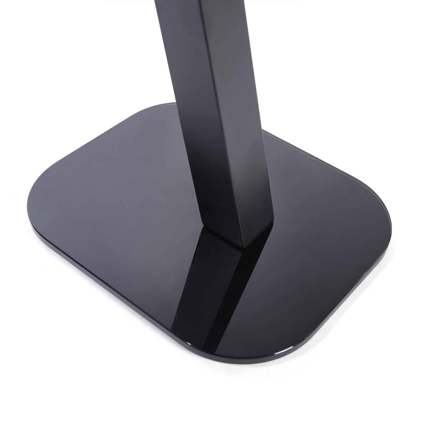 EXIMUS One Pair Fixed Height Universal Speaker Floor Stands - Black - 610 Series