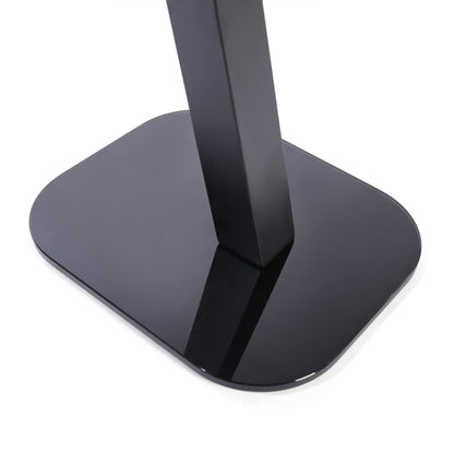 EXIMUS One Pair Fixed Height Universal Speaker Floor Stands - Black - 610 Series