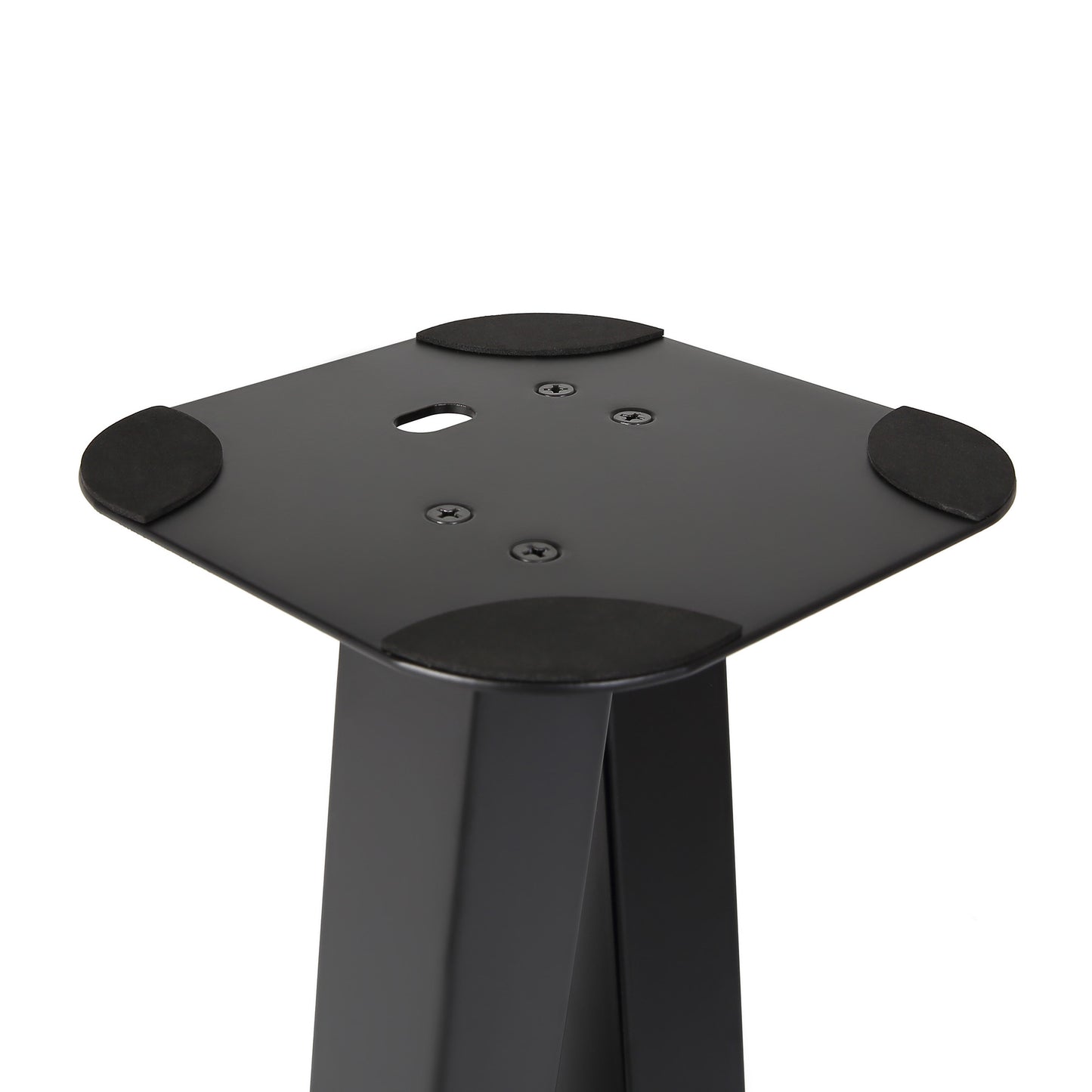 EXIMUS One Pair Fixed Height Universal Speaker Floor Stands - Black - 600 Series