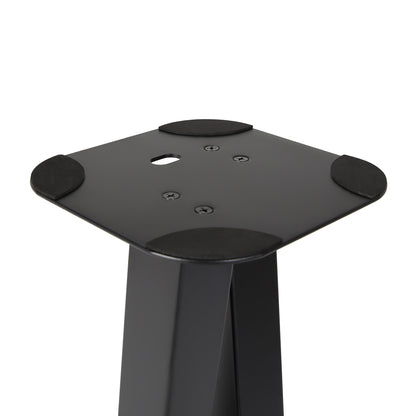 EXIMUS One Pair Fixed Height Universal Speaker Floor Stands - Black - 600 Series