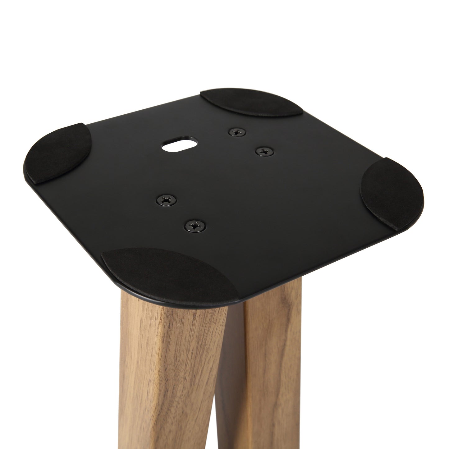 EXIMUS One Pair Fixed Height Universal Speaker Floor Stands - Oak - 600 Series