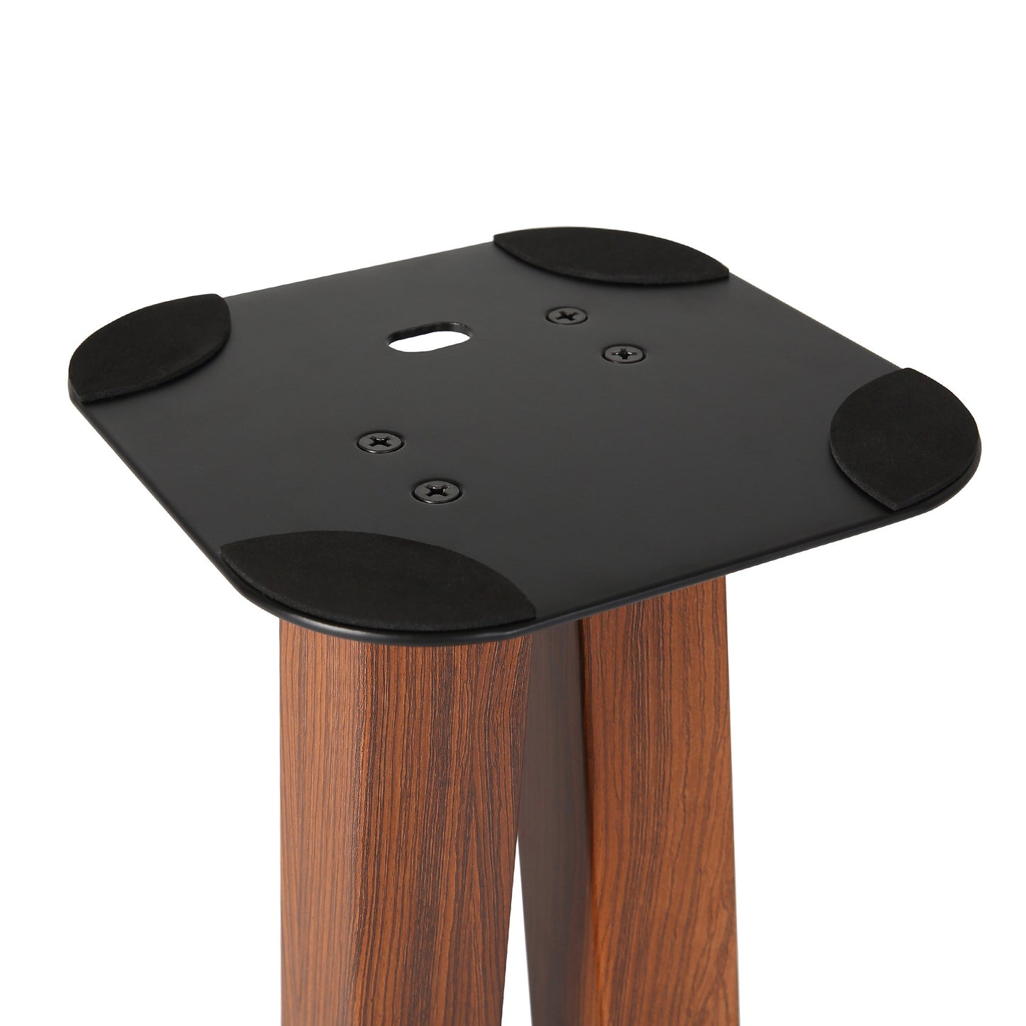 EXIMUS One Pair Fixed Height Universal Speaker Floor Stands - Cedar - 600 Series