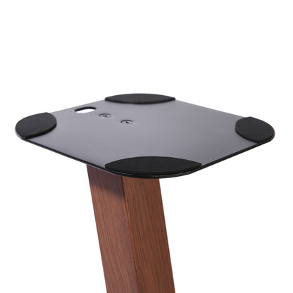 EXIMUS One Pair Fixed Height Universal Speaker Floor Stands - Cedar - 610 Series
