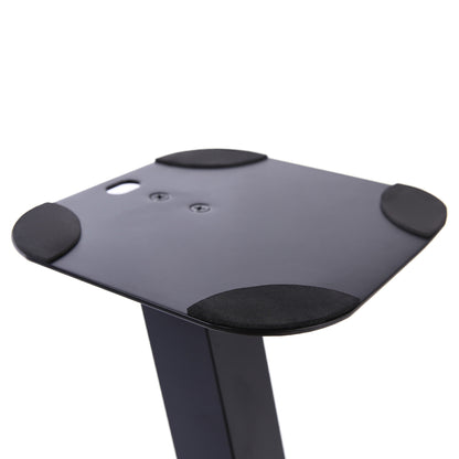 EXIMUS One Pair Fixed Height Universal Speaker Floor Stands - Black - 610 Series
