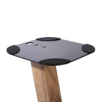 EXIMUS One Pair Fixed Height Universal Speaker Floor Stands - Oak - 610 Series