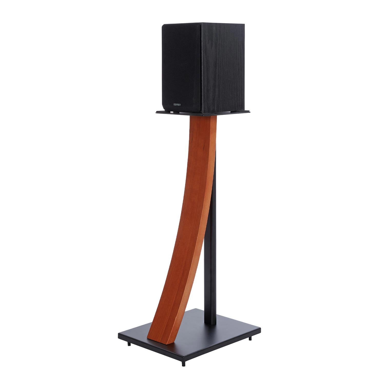 EXIMUS One Pair Fixed Height Universal Speaker Floor Stands with