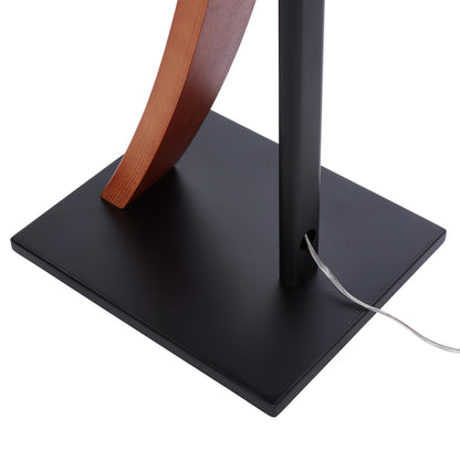 EXIMUS One Pair Fixed Height Universal Speaker Floor Stands with Real Wood - Cedar - 290 Series