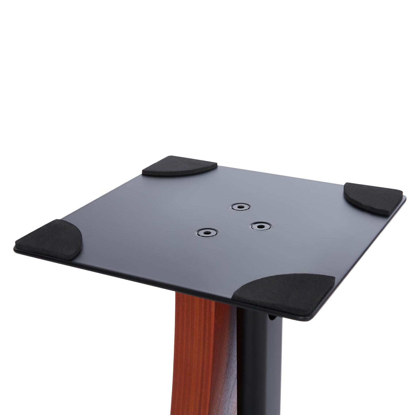 EXIMUS One Pair Fixed Height Universal Speaker Floor Stands with Real Wood - Cedar - 290 Series